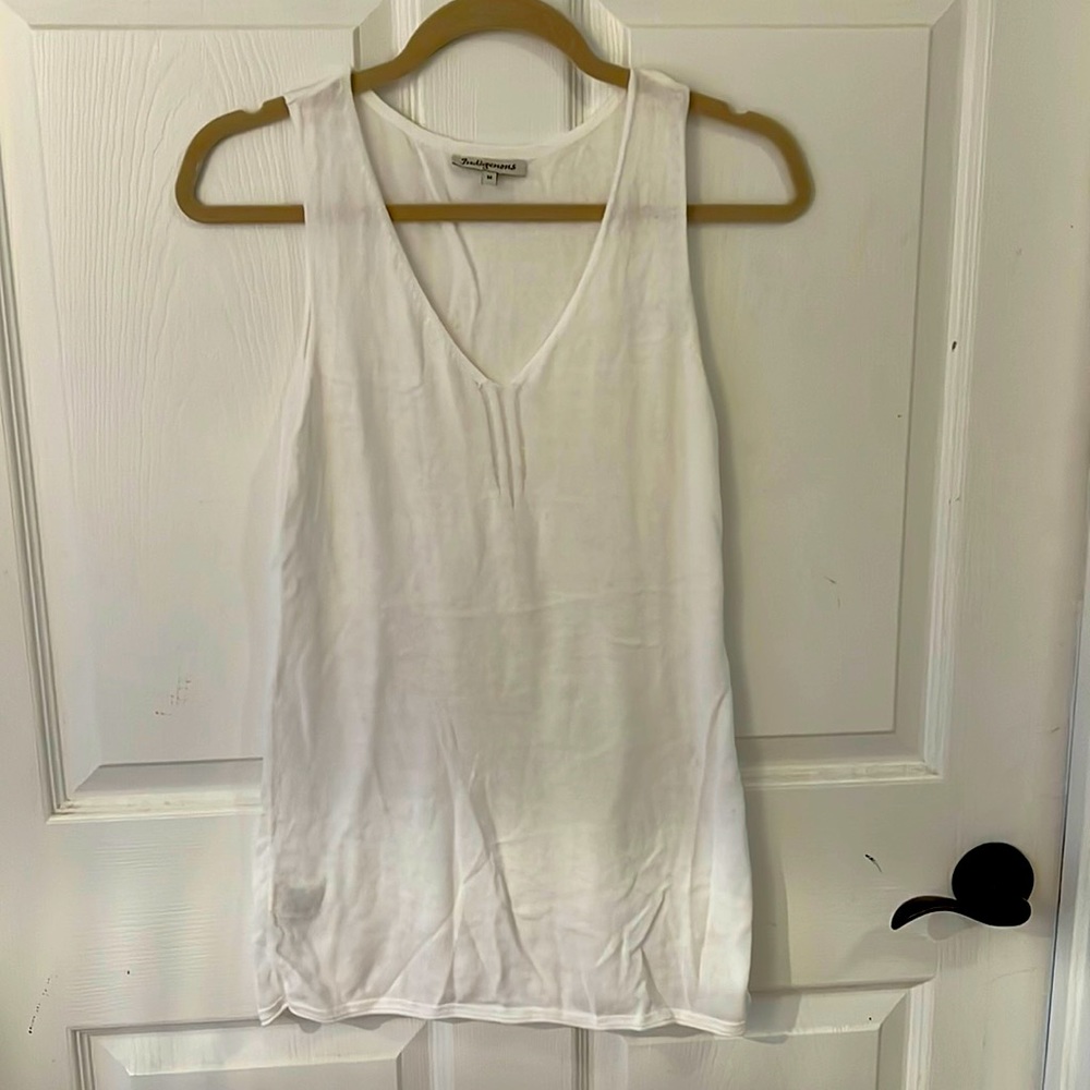 White organic cotton top